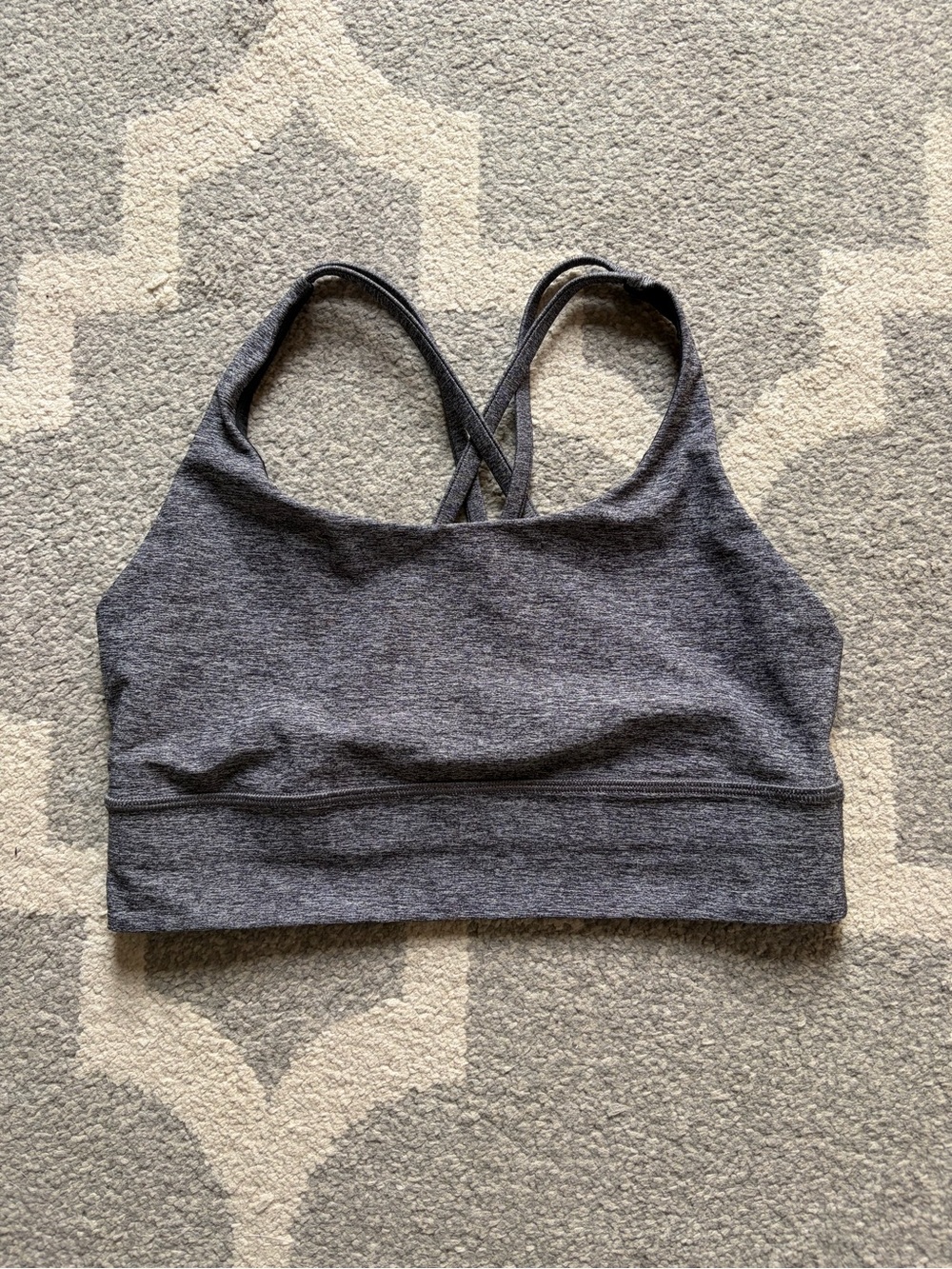 Lululemon Energy Longline Bra in Grey